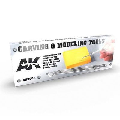AK Tools AK9005 Carving Tools (5pcs + Box)