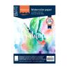 Vaessen Creative Florence Watercolour Paper A4, White, 300 GSM, Artist Grade Quality, Textured Surface, 100 Sheets for Painting, Handlettering, Art Projects and More view 1