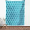 Ambesonne Aqua Fabric by The Yard, Greek Meander Mosaic Pattern Classical Geometrical Ornament Architecture, Decorative Fabric for Upholstery and Home Accents, 5 Yards, Blue Green White view 4