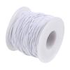 50M Beading Cords Threads Elastic String Handmade Soft Rope for Bracelet Necklace DIY Crafting Jewelry Making 1 Roll (White) view 1