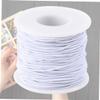 50M Beading Cords Threads Elastic String Handmade Soft Rope for Bracelet Necklace DIY Crafting Jewelry Making 1 Roll (White) view 2