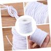 50M Beading Cords Threads Elastic String Handmade Soft Rope for Bracelet Necklace DIY Crafting Jewelry Making 1 Roll (White) view 3