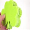 Playfully Ever After 4 Inch Felt Clover Stickers 12pc Pack (Light Green) view 2