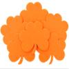 Playfully Ever After 4 Inch Felt Clover Stickers 12pc Pack (Orange) view 1