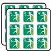 Tennis Sport Label Art Decor Planner Calendar Scrapbooking Crafting Stickers 2" Each 18 Pack view 1