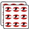 Austria Flag Hockey Label Art Decor Planner Calendar Scrapbooking Crafting Stickers 2" Each 18 Pack view 1