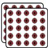 Fargo ND Fire Dept Maltese Shaped (North Service Firefighter) Sticker for Scrapbooking, Calendars, Arts, Kids DIY Crafts, Album, Bullet Journals 50 Pack view 1