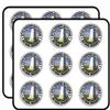 Round Little Big Horn Battlefield National Monument - Montana Sticker for Scrapbooking, Calendars, Arts, Album, Bullet Journals 2" 18 Pack view 1