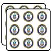 Round USCGC BOUTWELL WHEC 719 Seal (Logo Coast Guard Cutter) Sticker for Scrapbooking, Calendars, Arts, Album, Bullet Journals 2" 18 Pack view 1
