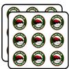 Round Buffalo Gasoline Logo (Rat Rod car Old Emblem) Sticker for Scrapbooking, Calendars, Arts, Album, Bullet Journals 2" 18 Pack view 1