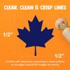 Canada Maple Leaf Rubber Stamp for Stamping Crafting Planners - 1/2 Inch Mini view 2