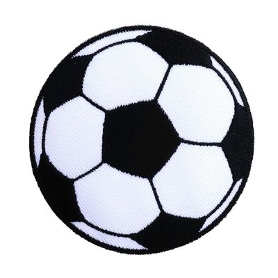 Soccer Ball Embroidered Iron On Patch Applique Football Sport Jean Cap Uniform Logo