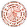 Philippines Map Grunge Rubber Stamp Art Decor Planner Calendar Scrapbooking Crafting Stickers 2" Each 18 Pack view 2