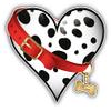 Dalmatian Heart Love Art Decor Planner Calendar Scrapbooking Crafting Stickers 2" Each 18 Pack view 2