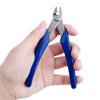 NBEADS 1 Pc 5" Long Stainless Steel Jewelry Cutter Plier, Wire Cutting Nippers Side Cutting Pliers with Deep Blue Plastic Handle for DIY Jewelry Making Jewelry Repair Wire Wrapping view 3
