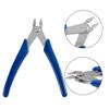 NBEADS 1 Pc 5" Long Stainless Steel Jewelry Cutter Plier, Wire Cutting Nippers Side Cutting Pliers with Deep Blue Plastic Handle for DIY Jewelry Making Jewelry Repair Wire Wrapping view 4