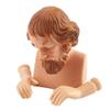 Factory Direct Craft Pack of 6 Vinyl Joseph Doll Head and Arms Set DIY Nativity Scene, Christmas Ornaments and Holiday Decorations (2-3/4H) view 1