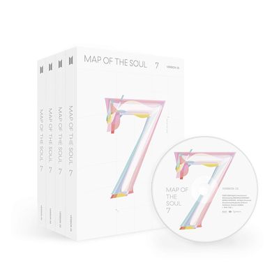 Bighit BTS Bangtan Boys - MAP of The Soul : 7 [3 ver] Album+Official Folded Poster+Extra photocard+KPOP Idol Mask (3 ver)