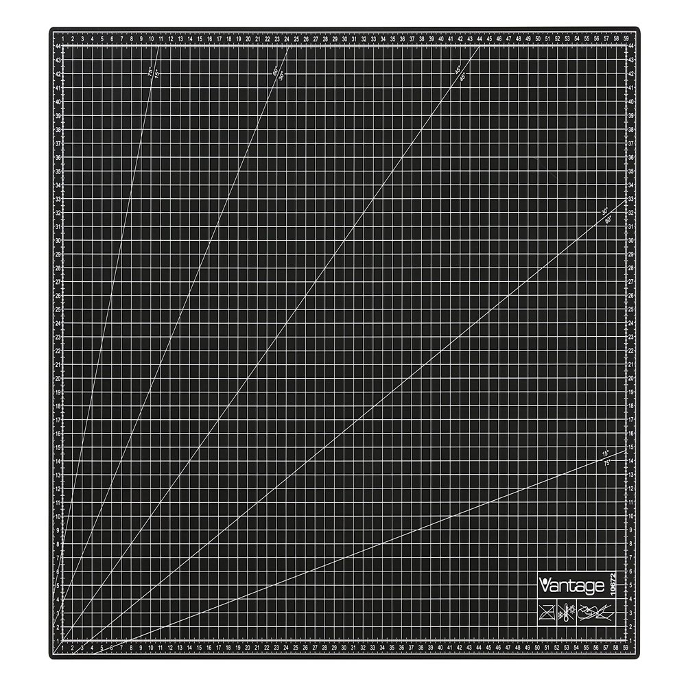 Vantage Self Healing Double-Sided Cutting Mat with Grid A2