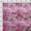 oneOone Viscose Jersey Pink Fabric Texture Watercolor Sewing Material Print Fabric by The Yard 60 Inch Wide view 2
