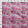 oneOone Viscose Jersey Pink Fabric Texture Watercolor Sewing Material Print Fabric by The Yard 60 Inch Wide view 3