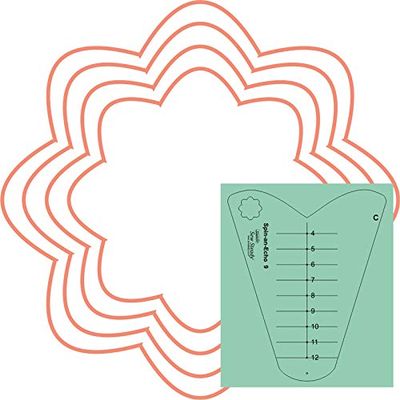 Westalee Design Spin an Echo Template 9 (Longarm)
