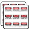 Danger Do Not Follow You Won't Make It Sign 2" 18 Pack Planner Calender Scrapbooking Crafting Stickers view 1