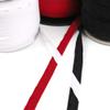 5 Yards of BABYHEART Fold-Over Elastic with Satin-stitch Hearts, White, Made in Italy view 2