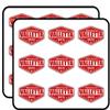 Valletta City Malta Grunge Travel Stamp 2" 18 Pack Sticker for Scrapbooking Waterproof Vinyl Stickers for Water Bottle, Laptop & Phone Case view 1