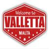 Valletta City Malta Grunge Travel Stamp 2" 18 Pack Sticker for Scrapbooking Waterproof Vinyl Stickers for Water Bottle, Laptop & Phone Case view 2