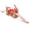 Bigjigs Rail Wooden Graffiti Bridge - Other Major Wood Rail Brands are Compatible view 1