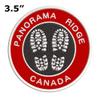 Panorama Ridge, Canada Hiking Boot Embroidered Premium Patch DIY Iron-on or Sew-on Decorative Badge Emblem Vacation Souvenir Travel Gear Clothes Appliques view 2