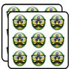 Tulsa City USA Flag Grunge Stamp Decorative Scrapbooking Sticker Waterproof Vinyl Stickers for Water Bottle, Laptop & Phone Case 50 Pack view 1