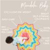 (3 Pack) Lion Brand Yarn Mandala Baby Yarn, Rainbow Falls view 3