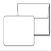 Desktop Publishing Supplies Blank White 5" X 7" Cardstock with Rounded Corners - 100 Cards with Envelopes view 1