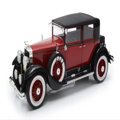 1928 Cadillac 341A Town Sedan - red/Black