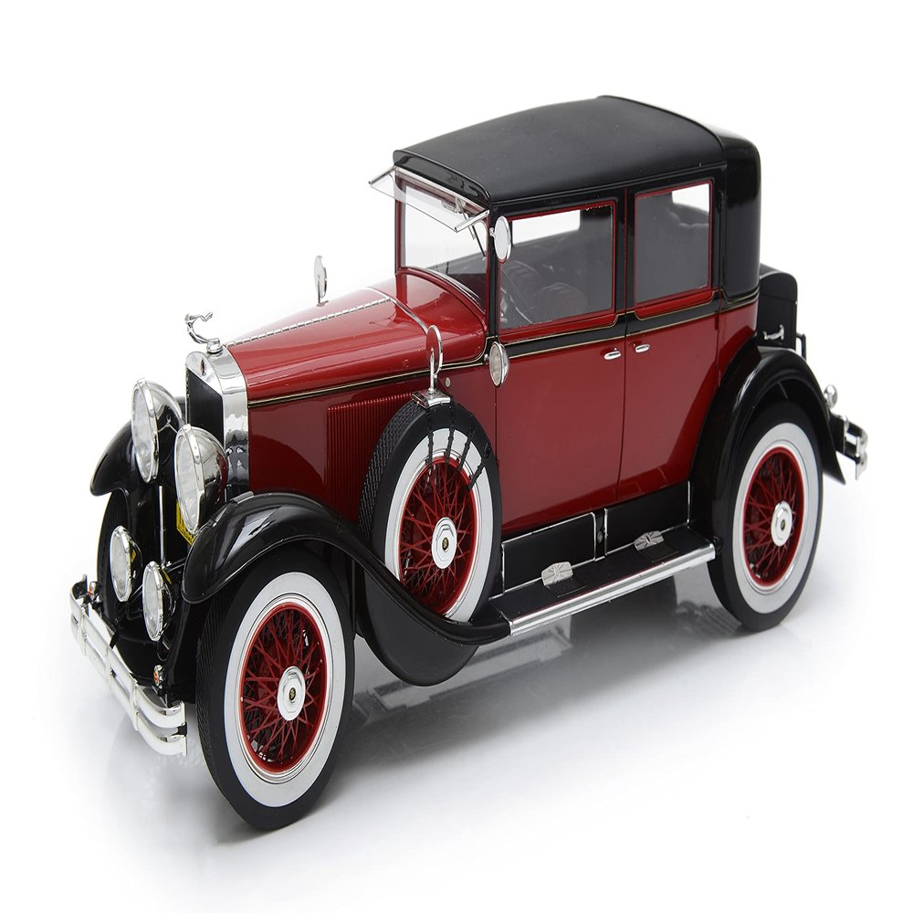 1928 Cadillac 341A Town Sedan - red/Black