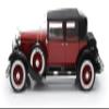 1928 Cadillac 341A Town Sedan - red/Black view 3
