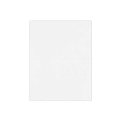 LUXPaper 8.5" x 11" Cardstock | Letter Size | White | 110lb. Cover | 100% Recycled | 50 Qty