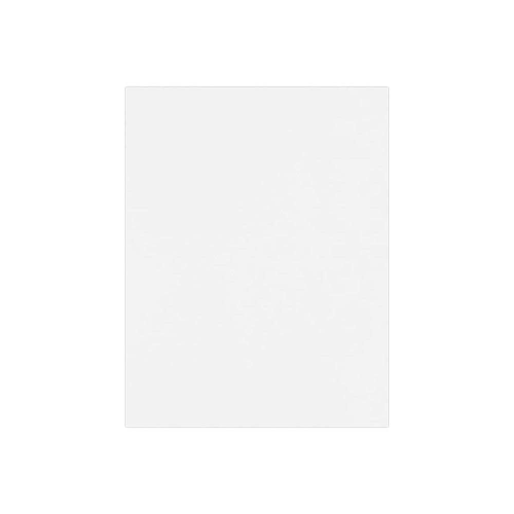 LUXPaper 8.5" x 11" Cardstock | Letter Size | White | 110lb. Cover | 100% Recycled | 50 Qty