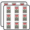 Amsterdam Netherlands Grunge Rubber Stamp Decorative Scrapbooking Sticker Waterproof Vinyl Stickers for Water Bottle, Laptop & Phone Case 50 Pack view 1