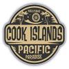 Cook Islands Welcome Label Art Decorative 2" Scrapbooking Sticker Waterproof Vinyl Stickers for Water Bottle, Laptop & Phone Case 18 Pack view 2