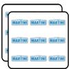 Let's Drink Martini Grunge Stamp 2" 18 Pack Sticker for Scrapbooking Waterproof Vinyl Stickers for Water Bottle, Laptop & Phone Case view 1