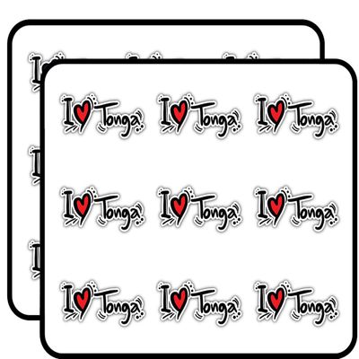 Indonesia Grunge Rubber Stamp Decorative Scrapbooking Sticker Waterproof Vinyl Stickers for Water Bottle, Laptop & Phone Case 50 Pack
