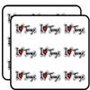 Indonesia Grunge Rubber Stamp Decorative Scrapbooking Sticker Waterproof Vinyl Stickers for Water Bottle, Laptop & Phone Case 50 Pack view 1