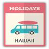 Bus Travel Holidays Hawaii 2" 18 Pack Sticker for Scrapbooking Waterproof Vinyl Stickers for Water Bottle, Laptop & Phone Case view 2