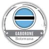 Gaborone Botswana Flag Stamp Art Decorative 2" Scrapbooking Sticker Waterproof Vinyl Stickers for Water Bottle, Laptop & Phone Case 18 Pack view 2