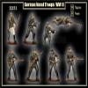 Mars Figures 1/32 German Naval Troops (WWII) Model Kit (15 Figures / 8 Poses) - Adult, Unpainted, Unassembled, New in Box view 2