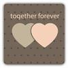 Hearts Forever Together Valentine's Day 2" 18 Pack Sticker for Scrapbooking Waterproof Vinyl Stickers for Water Bottle, Laptop & Phone Case view 2