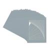 CountryArtHouse Metallic Silver Acid Free 16x20 Picture Frame Mats with White Core Bevel Cut for 11x17 Pictures - Fits 16x20 Frame - Pack of 25 Mats view 3